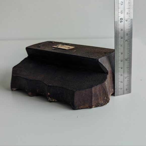 Vintage Hand-Carved Indian Wooden Textile Fabric Printing Block India - Picture 14 of 14